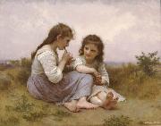 Adolphe William Bouguereau Childhood Idyll  (mk26) Norge oil painting reproduction